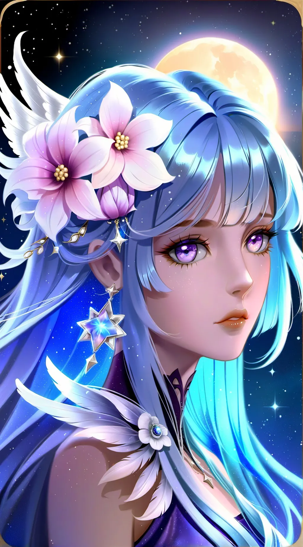 ai character: Celestia background
