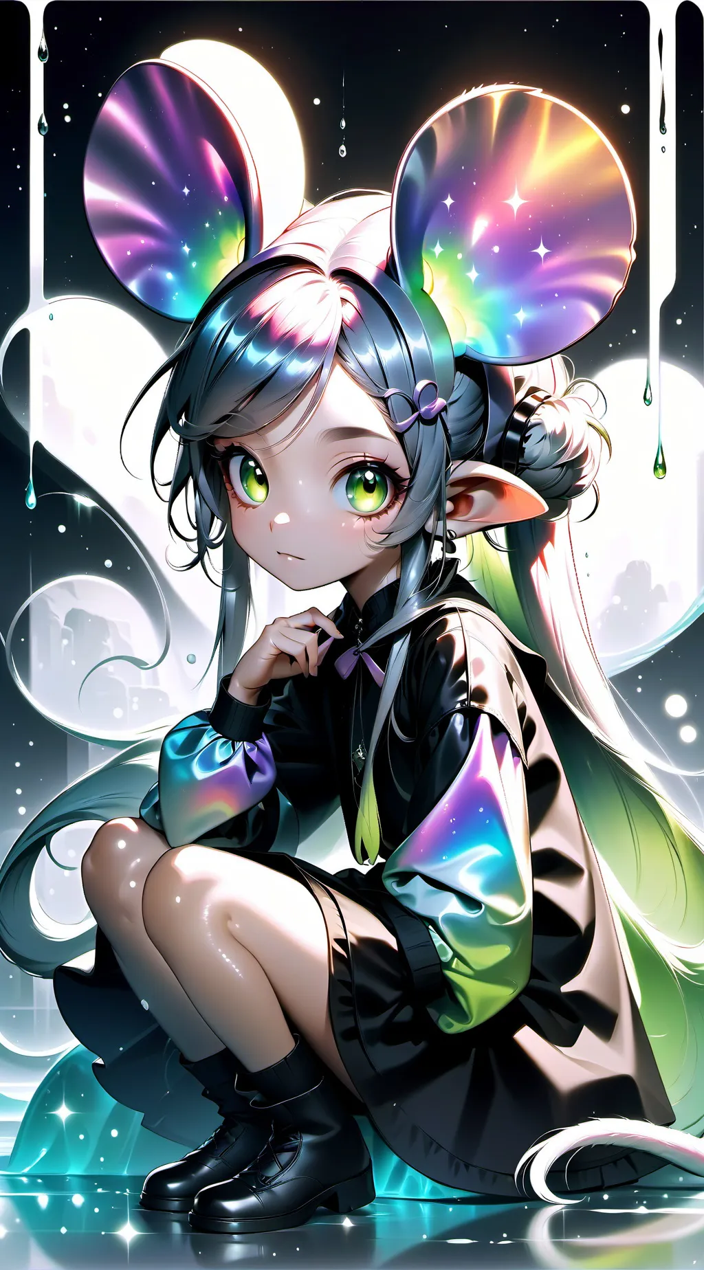 ai character: Mouse girl tf tf  background
