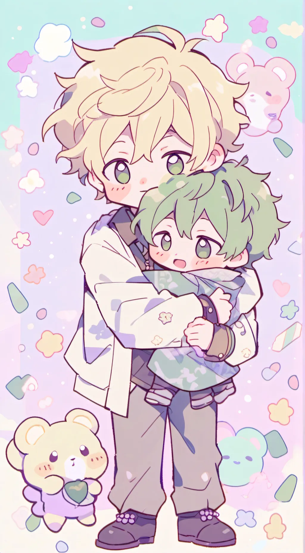 ai character: bakudeku background