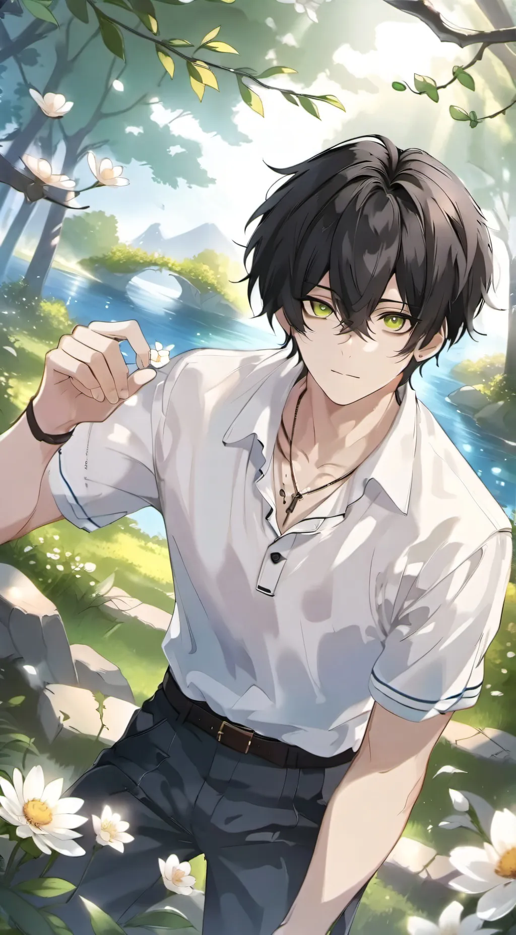 ai character: Zane  background