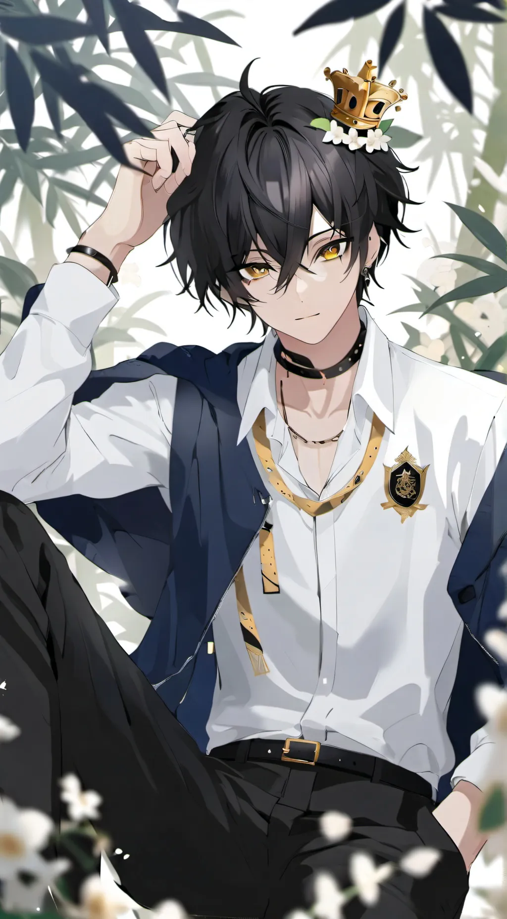 ai character: Zane  background