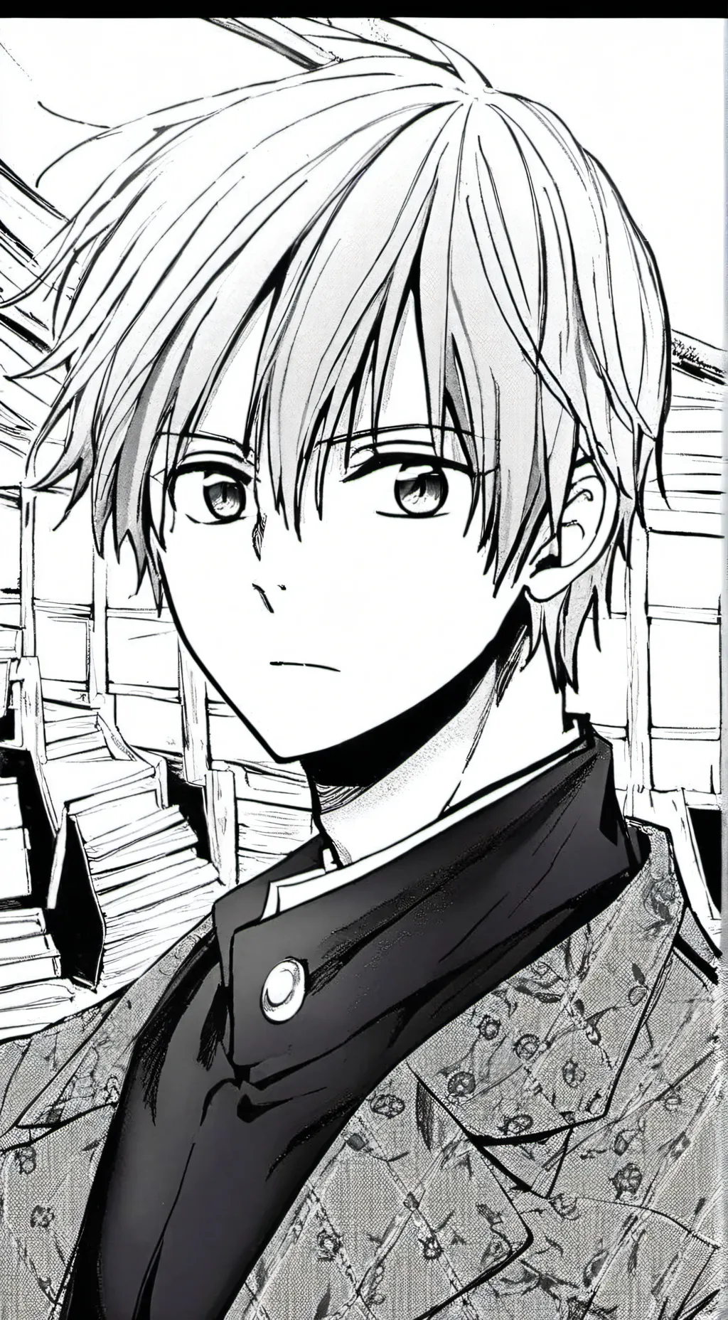 ai character: Bakugou😠😒(DkBk)  background
