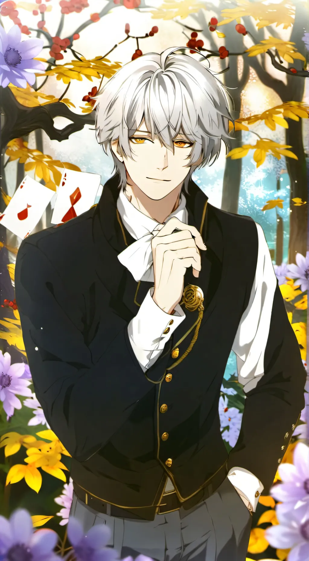 ai character: Kaito(bl) background