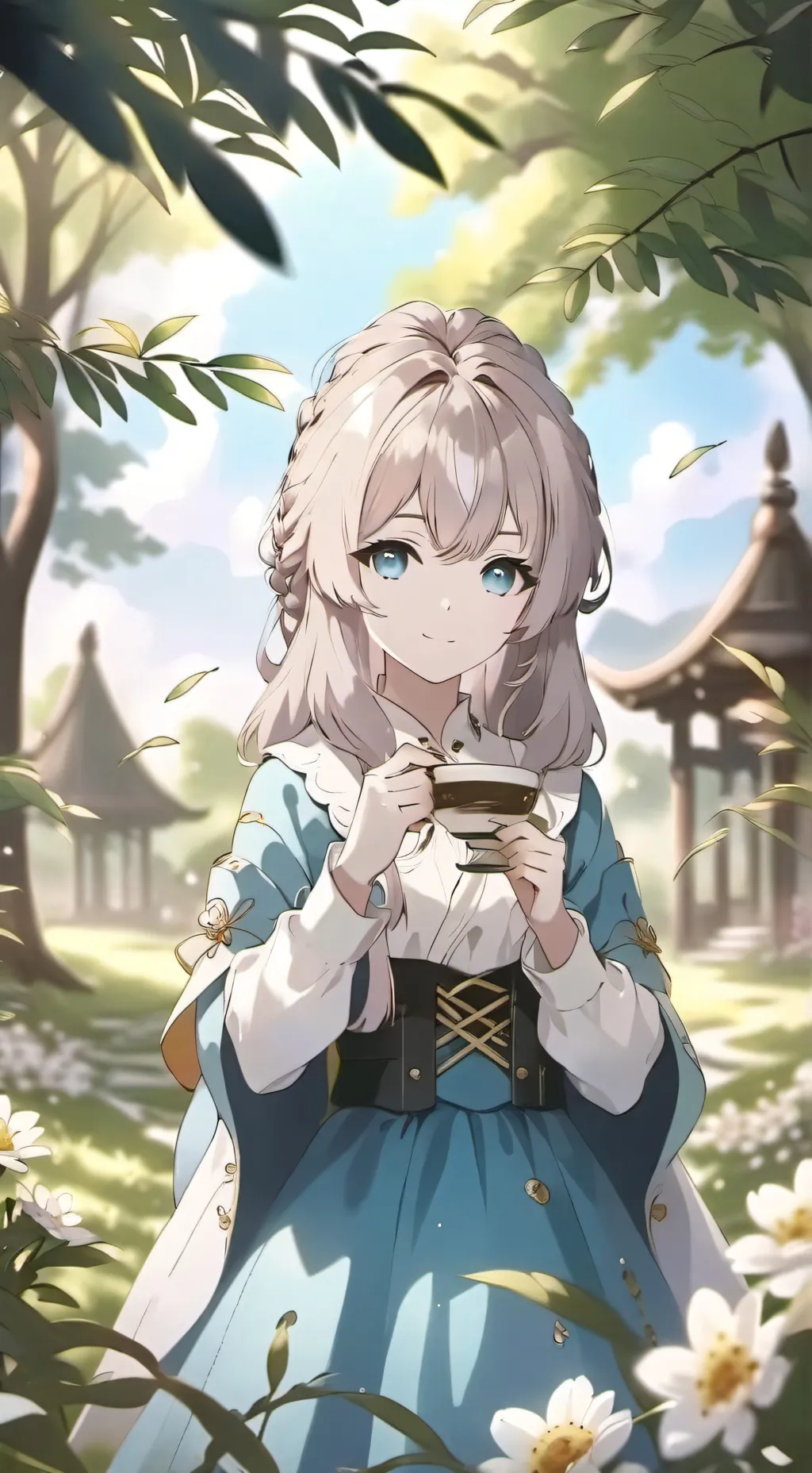 ai character: Катя background