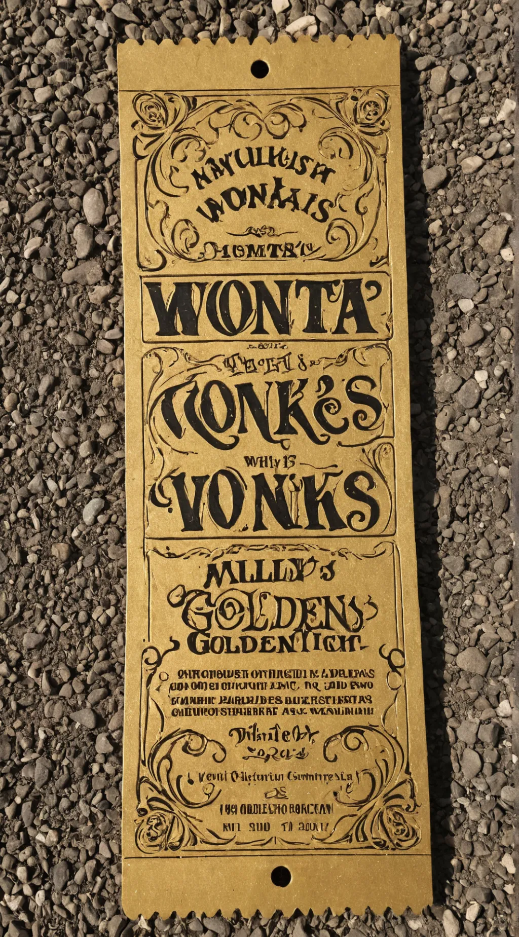 ai character: Willy Wonka Fanart background