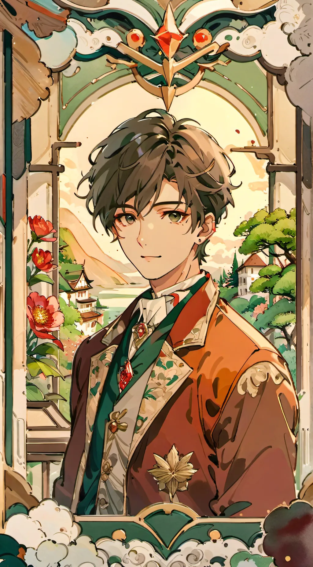 ai character: School  background