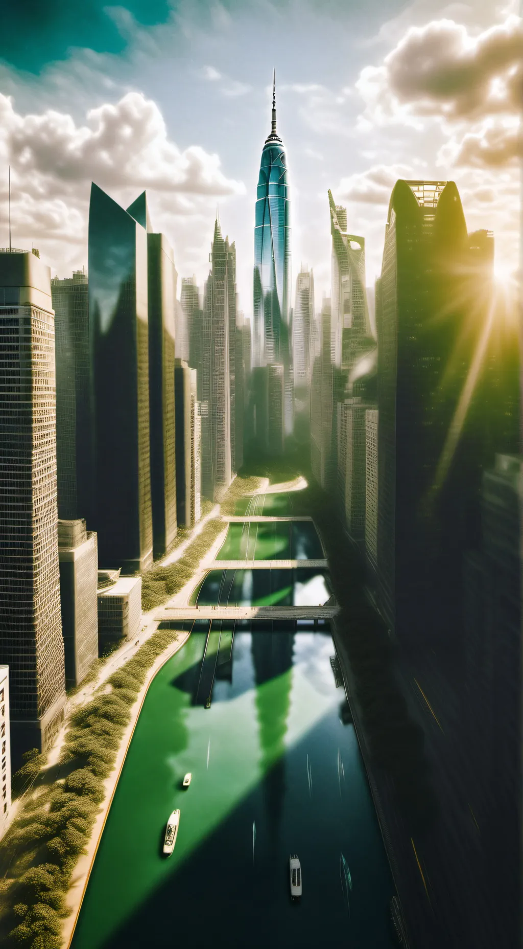 ai character: City  background