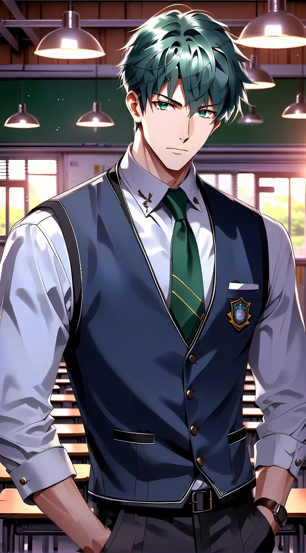 ai character: Ren background