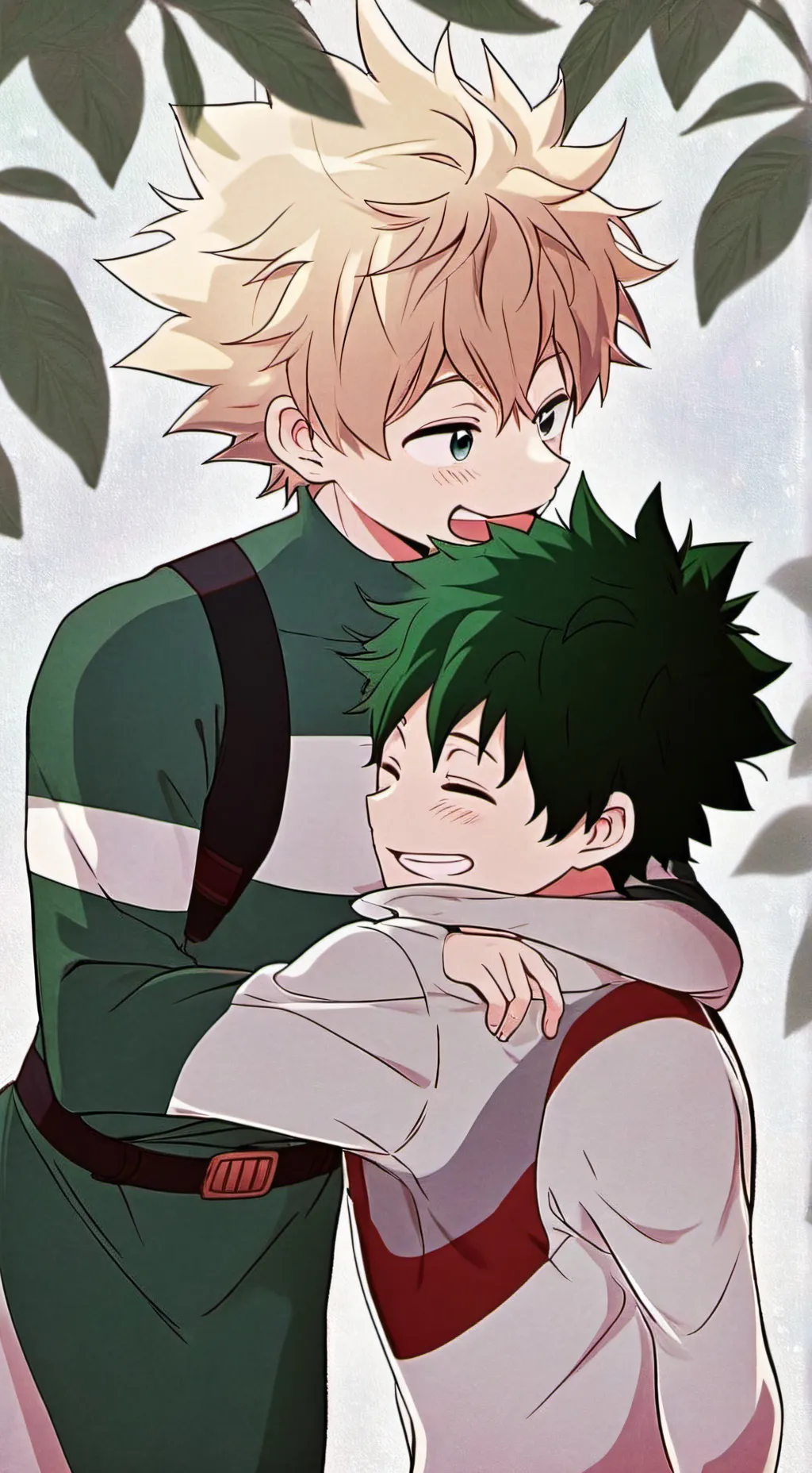 ai character: Deku bakugo shipp background