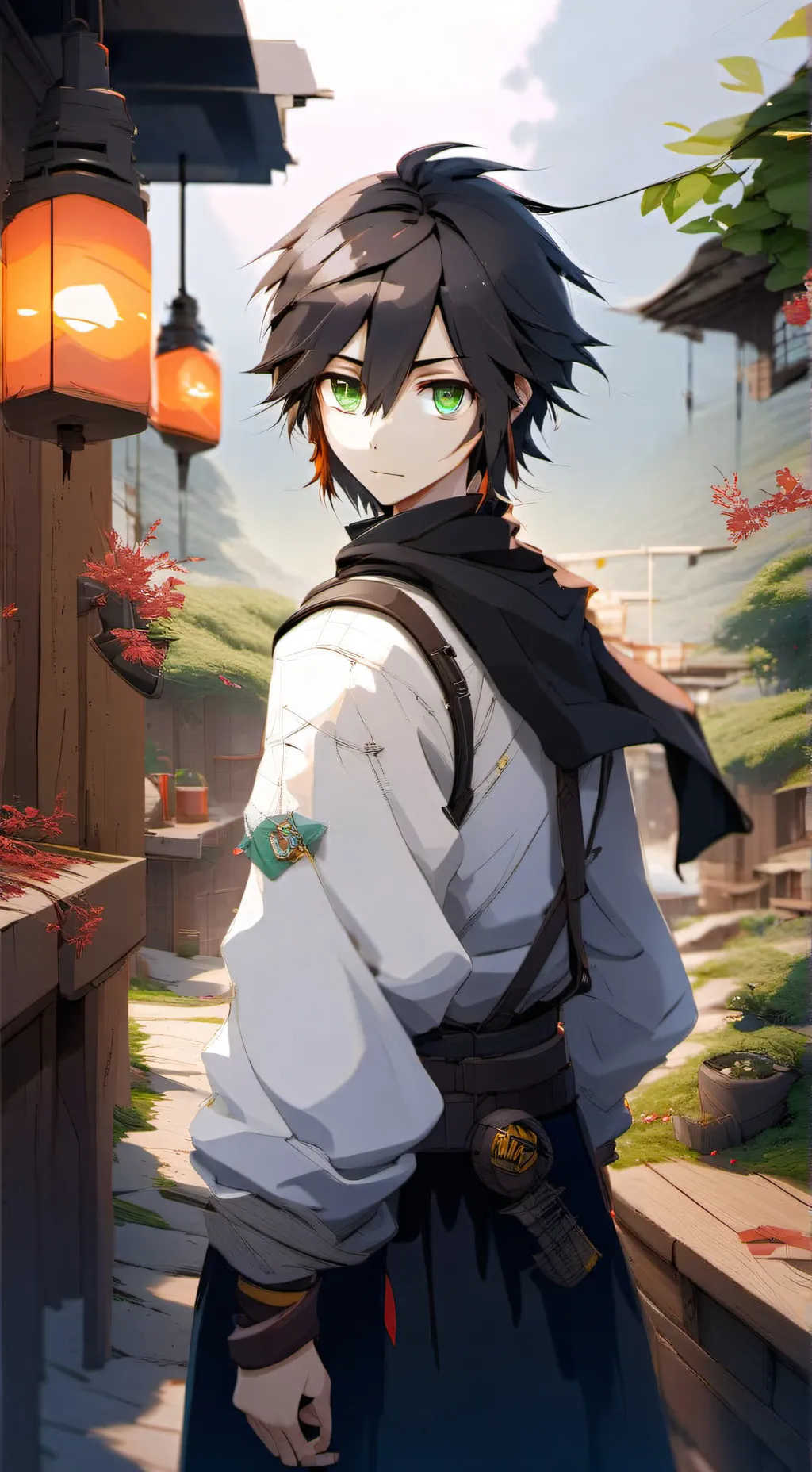 ai character: Cameron  background