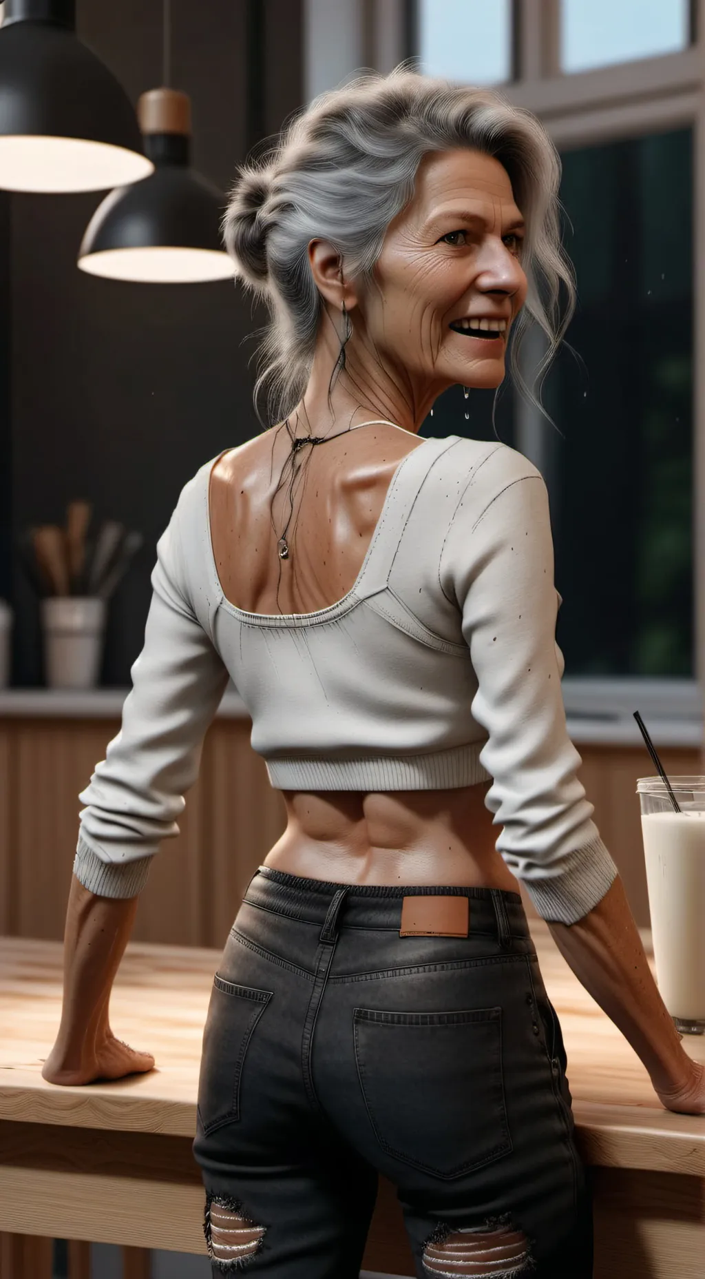 ai character: Granny Norma background