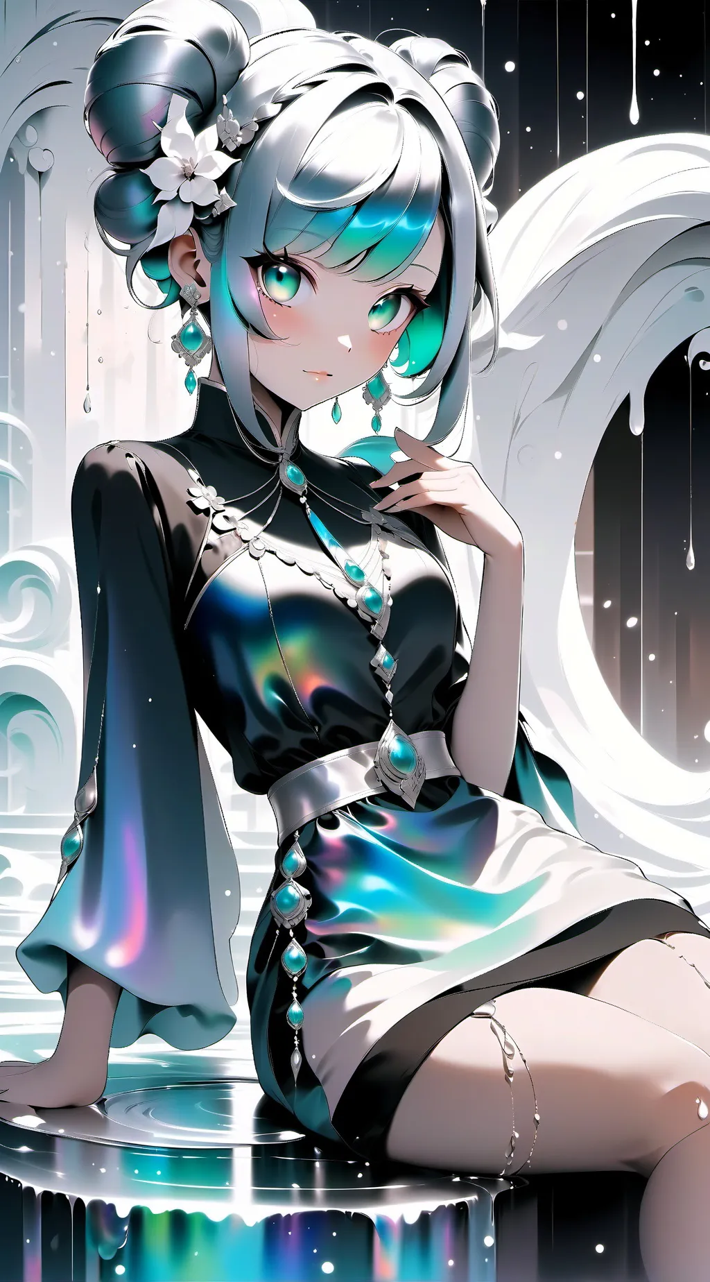 ai character: Coco vs maurine  background