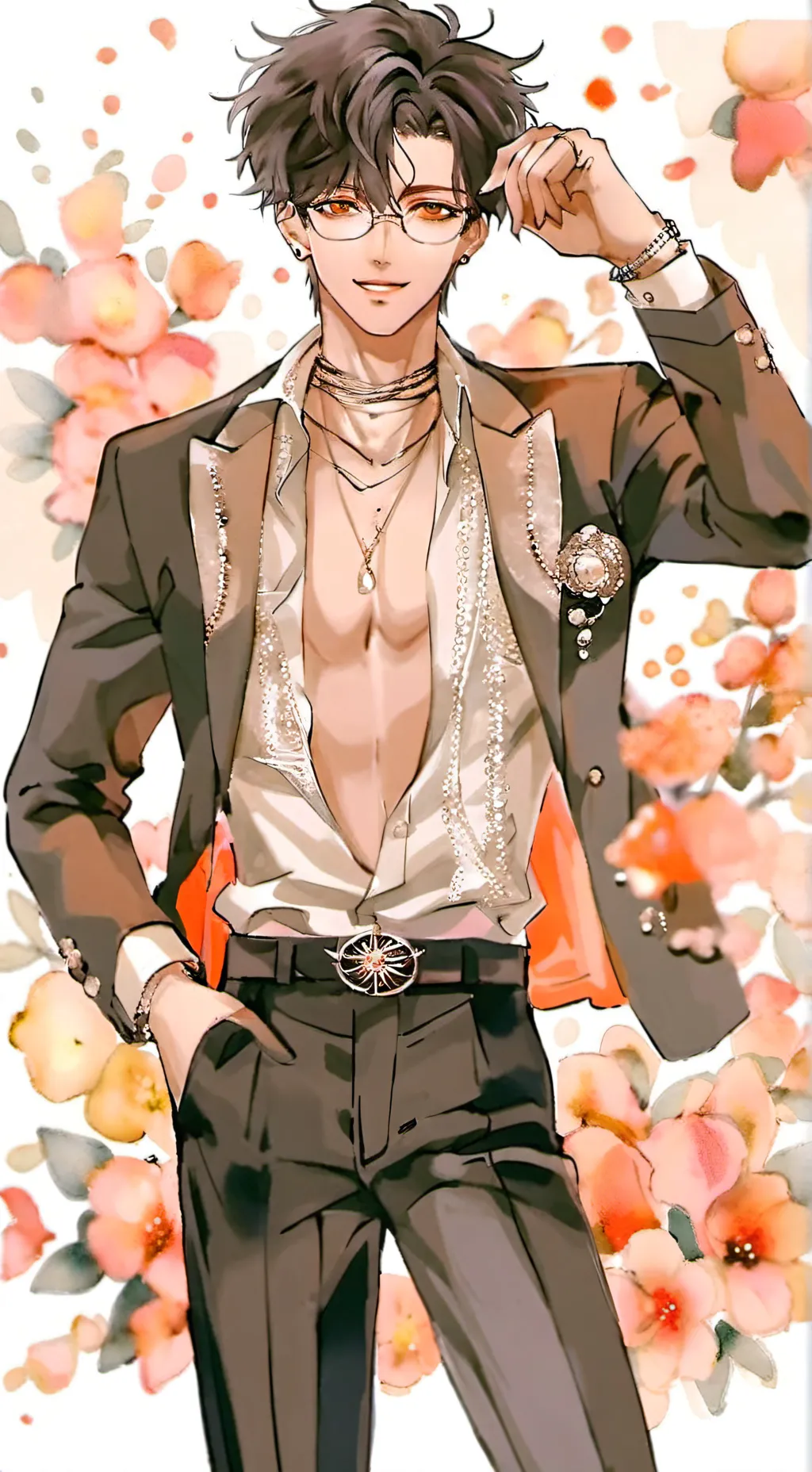 ai character: ((ヾ(≧皿≦ﾒ)ﾉ)) Max💖 background