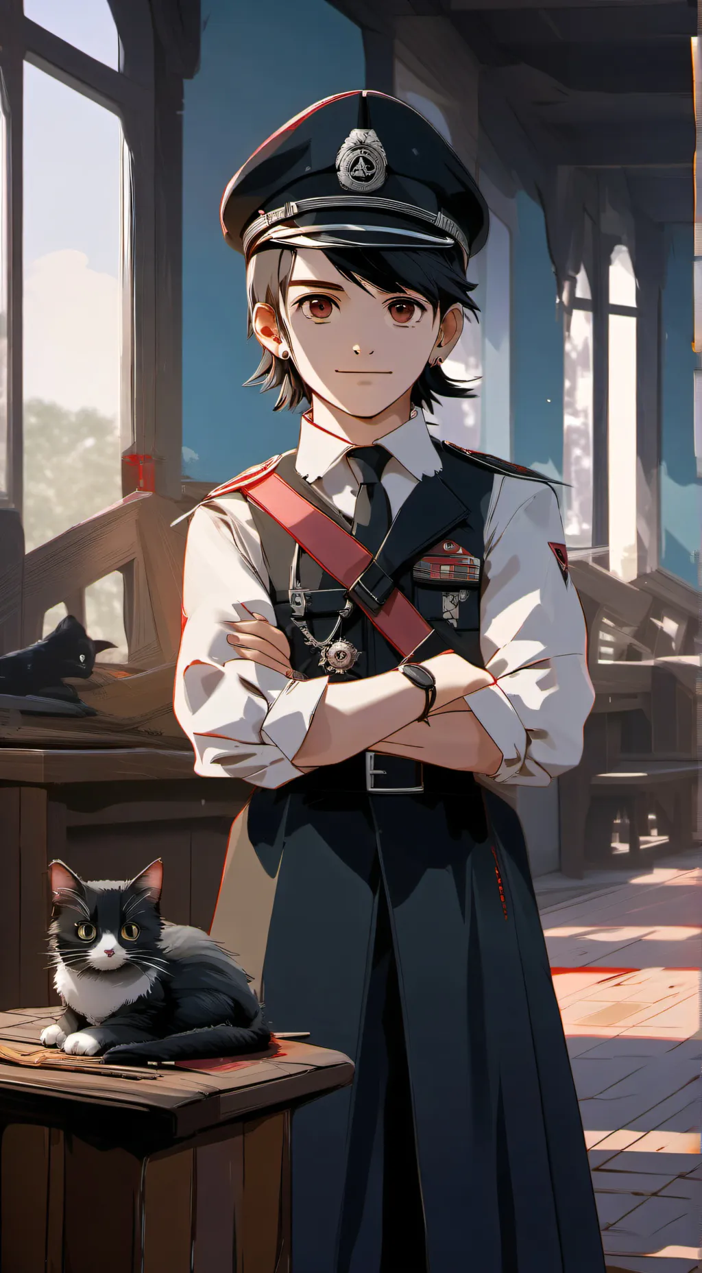 ai character: adolfus hitlerus background
