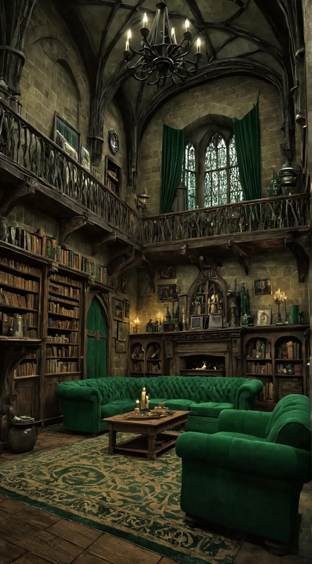 ai character: Hogwarts  background