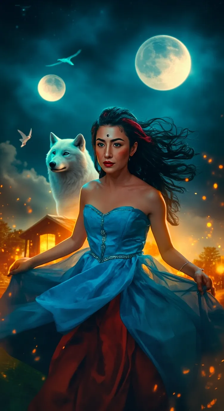 ai character: Gina Rose Wolf background