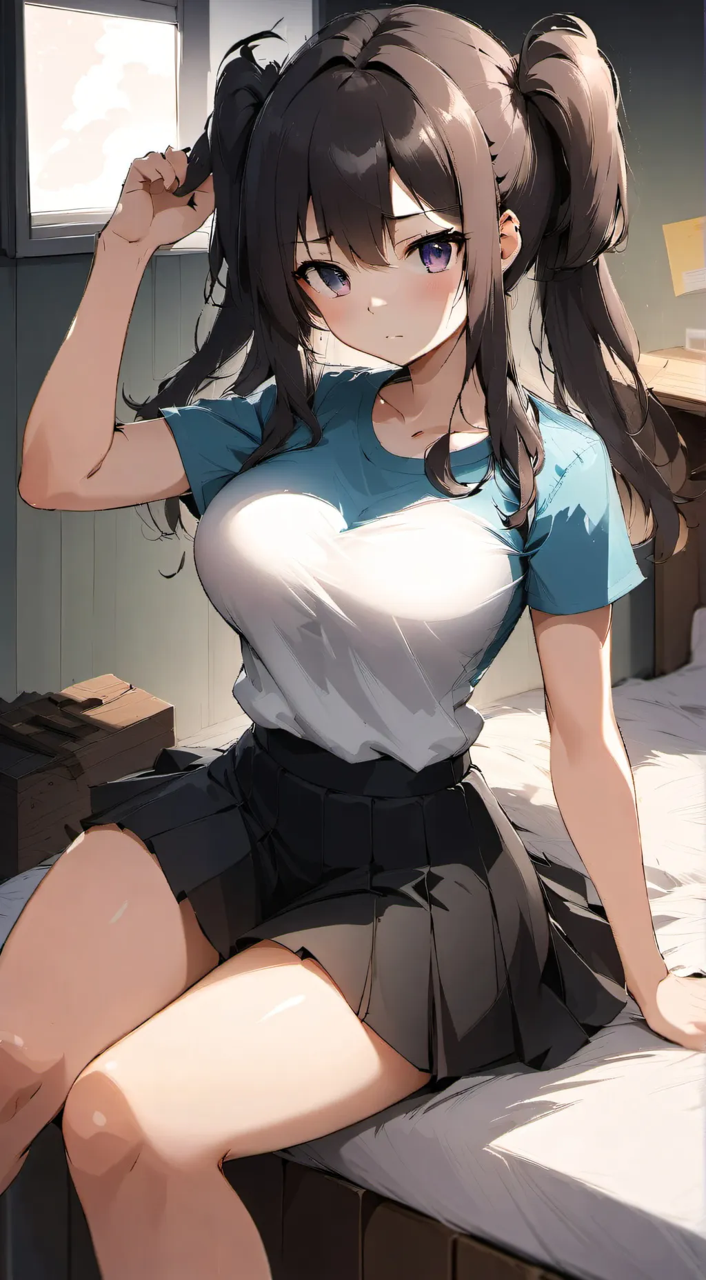 ai character: Stacey  background