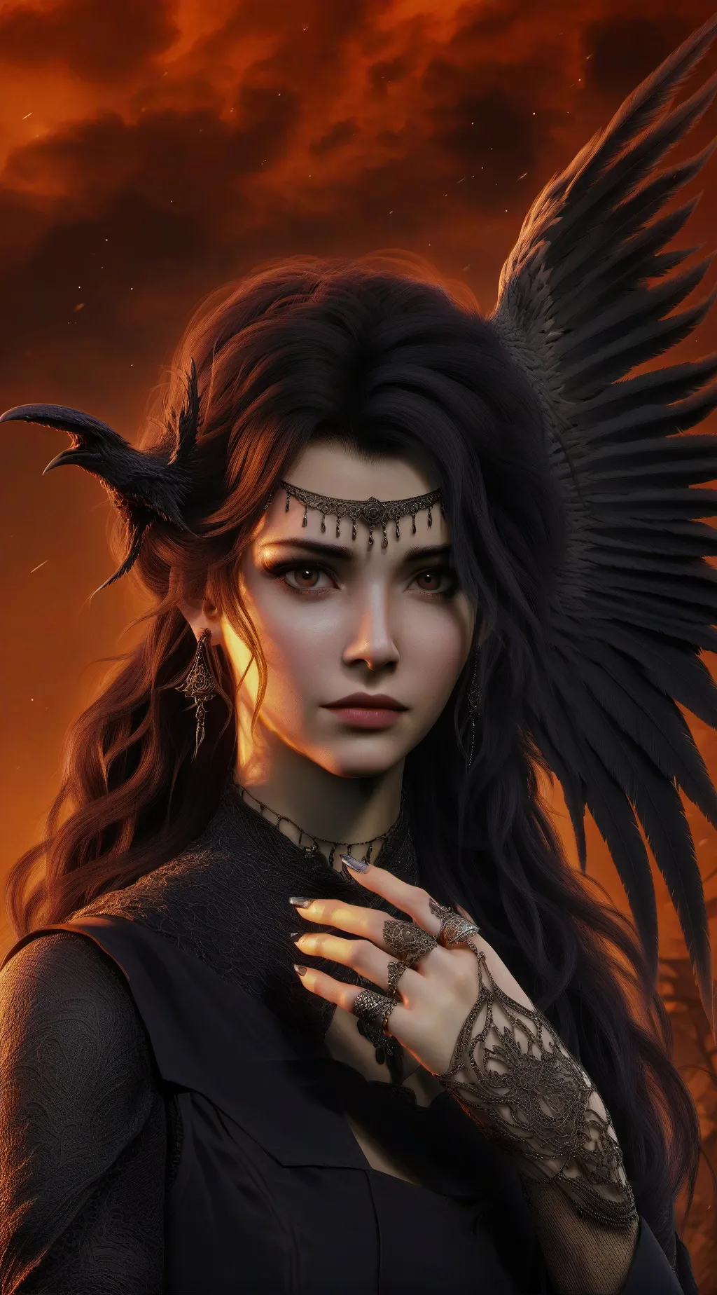 ai character: Evelyn Sinclair background