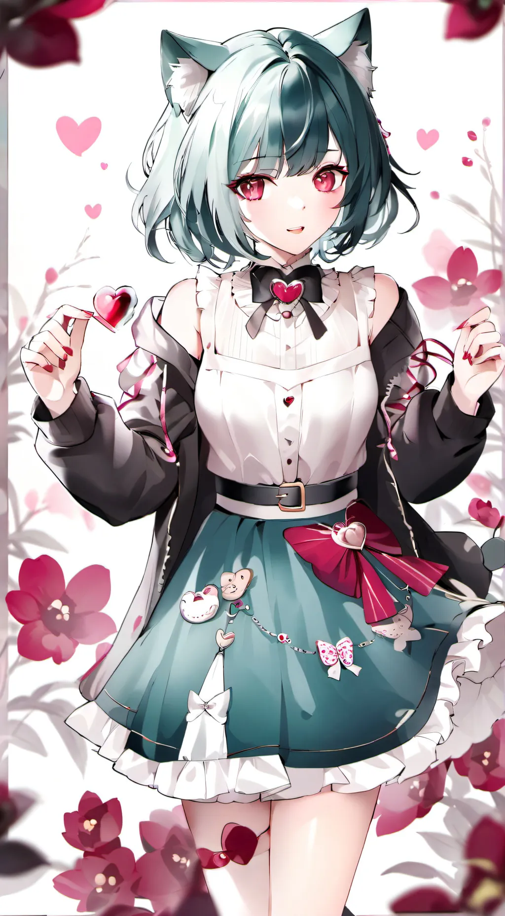 ai character: Kia Lilac background