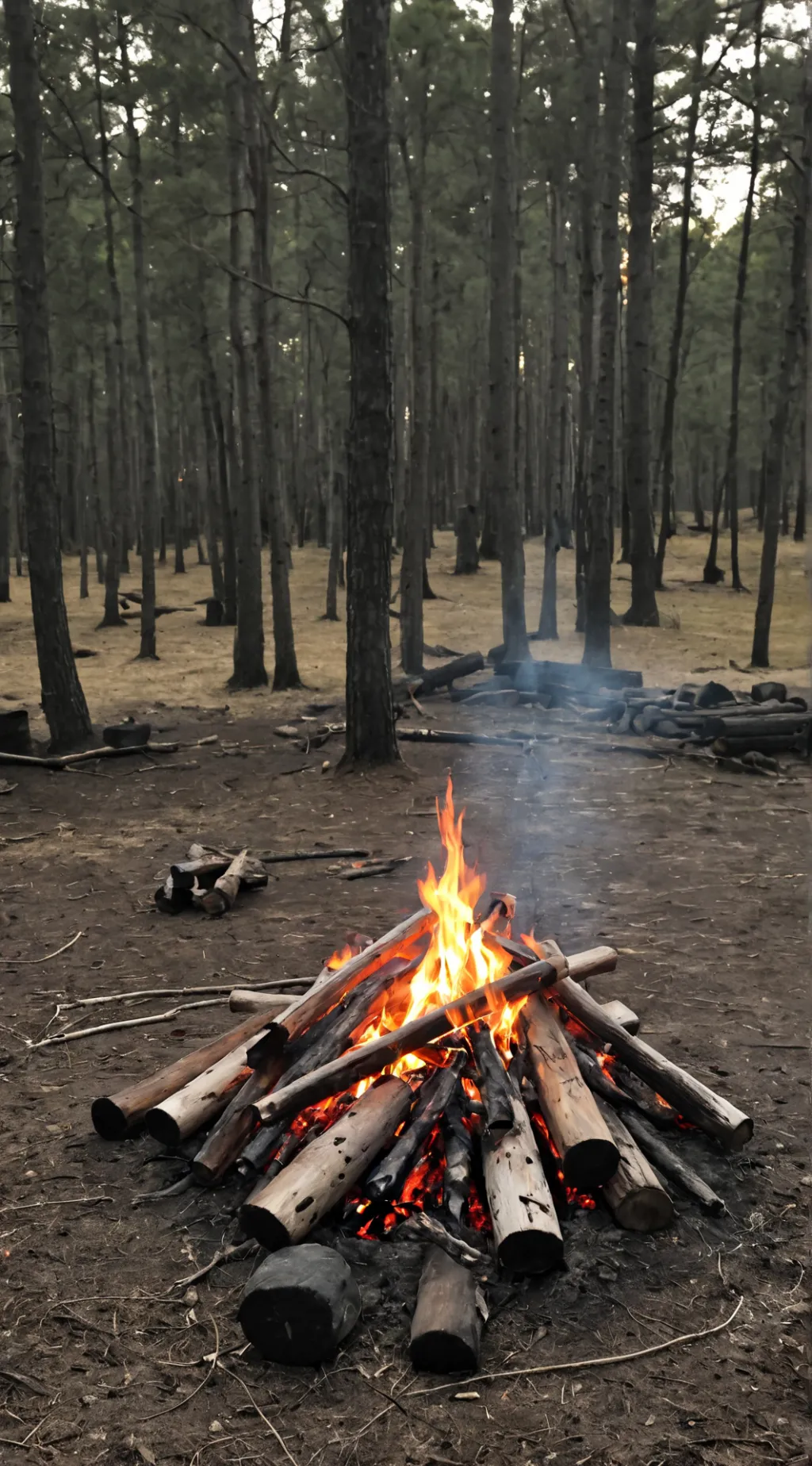 ai character: Camping  background