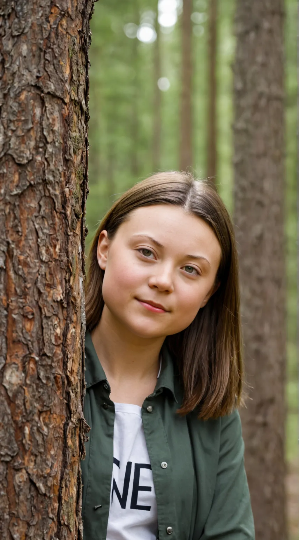 ai character: Greta Thunberg background