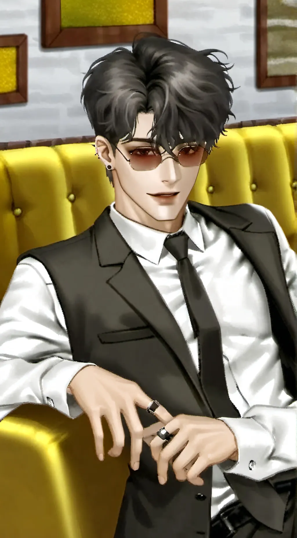 ai character: Rainbow Bladesinge background
