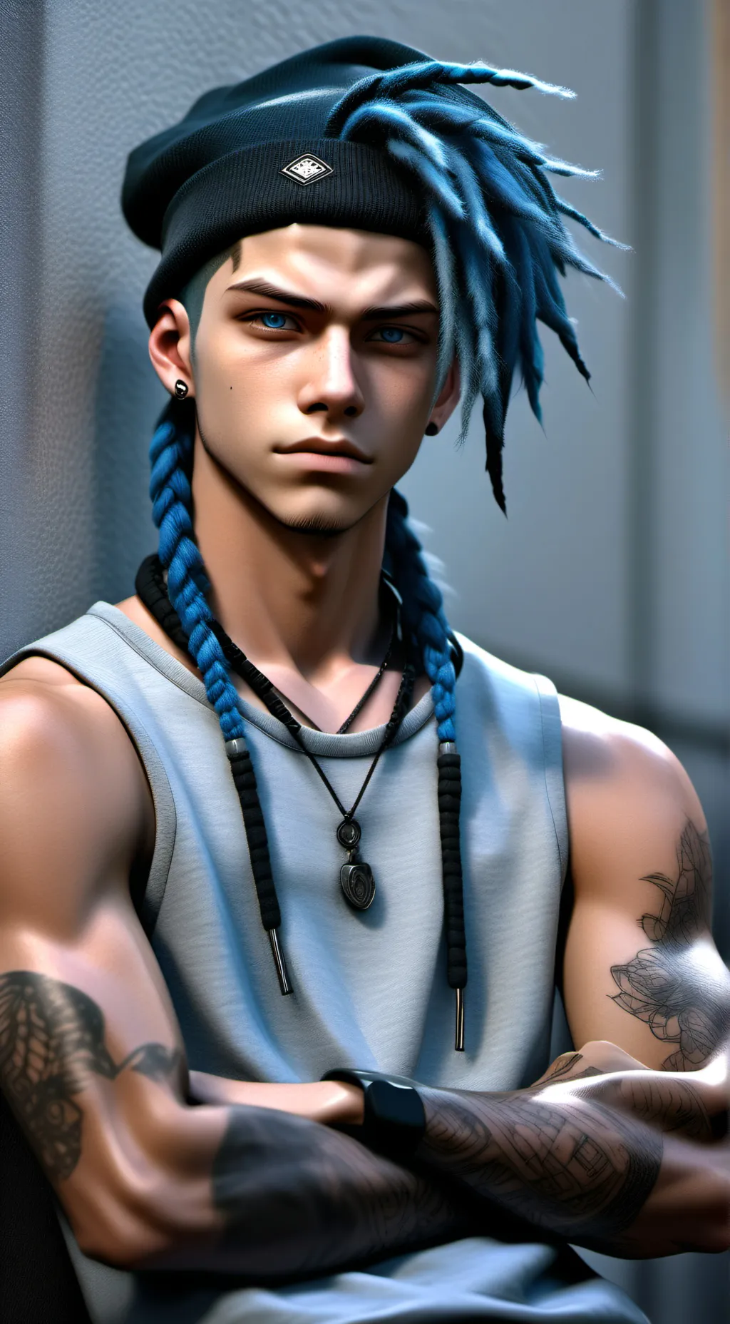 ai character: Maison background