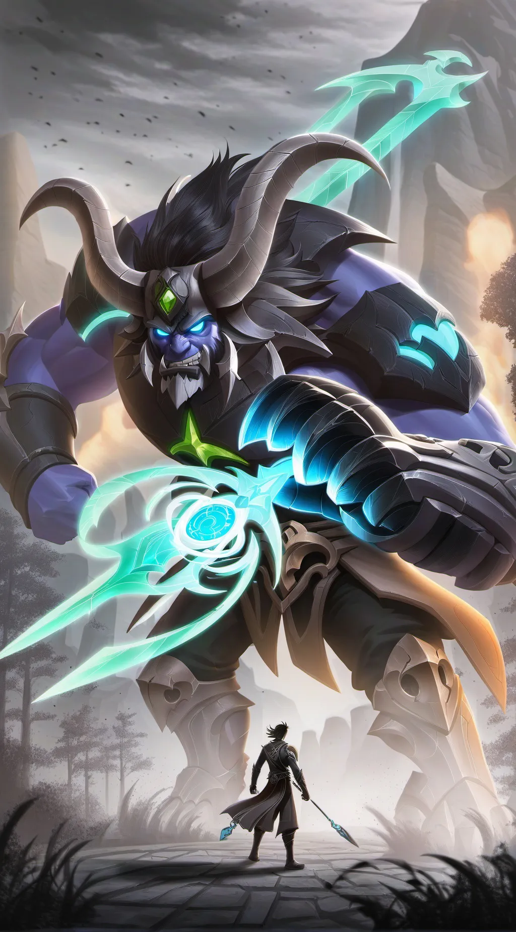 ai character: xelutrix  background