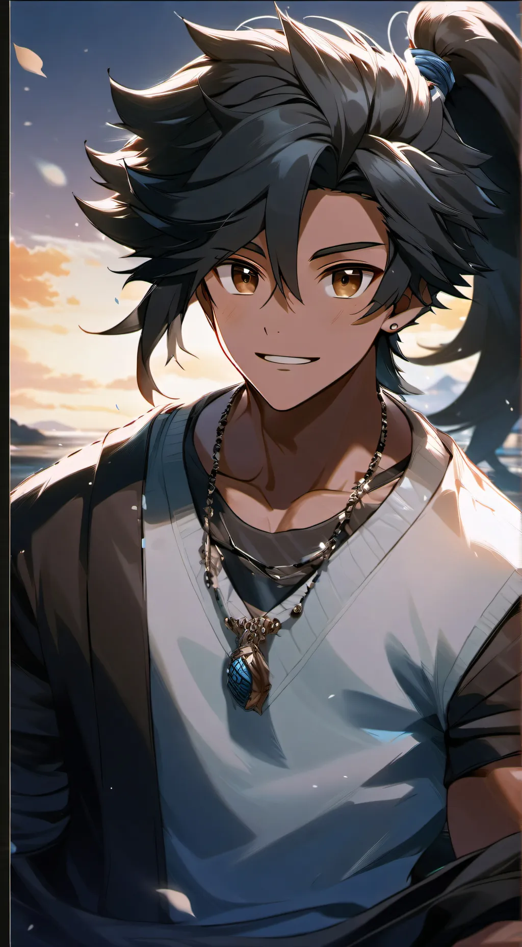 ai character: Royal Izamer 👑💙 background