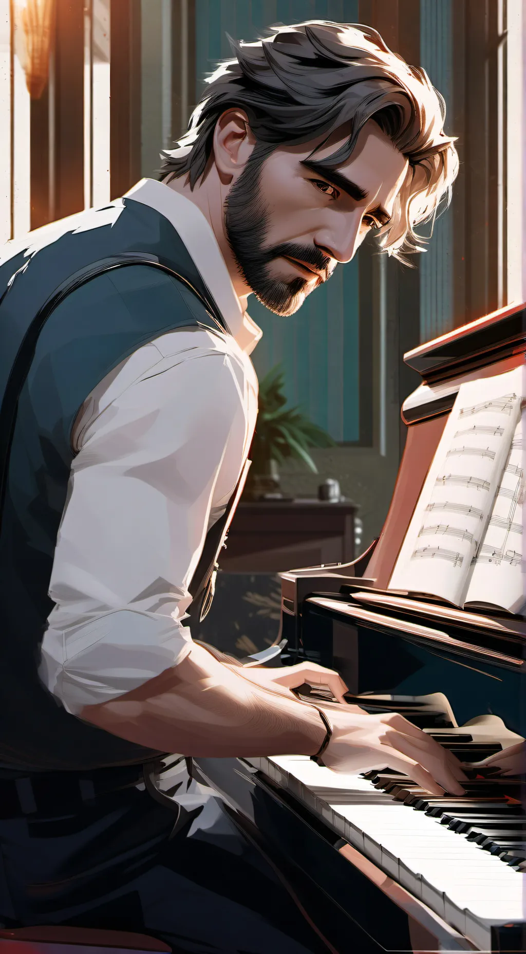 ai character: Michael background