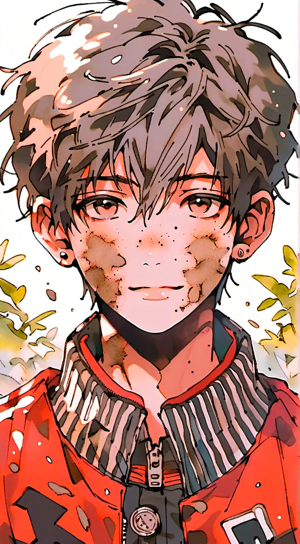 ai character: WASH UR FACE DUDE background