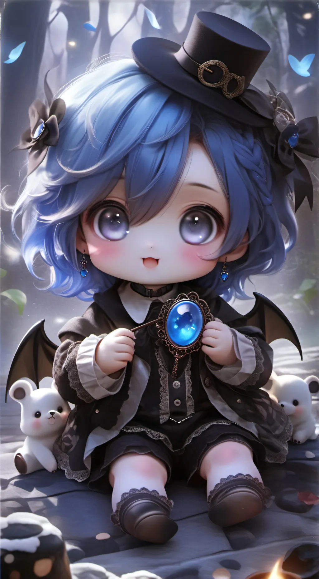 ai character: BABY IN UR SEAT!!  background