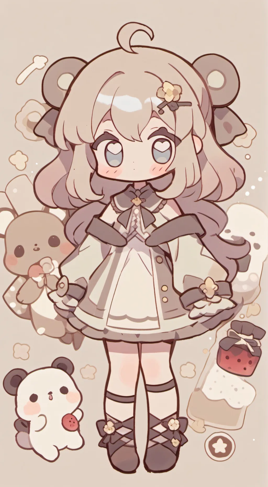 ai character: lily background