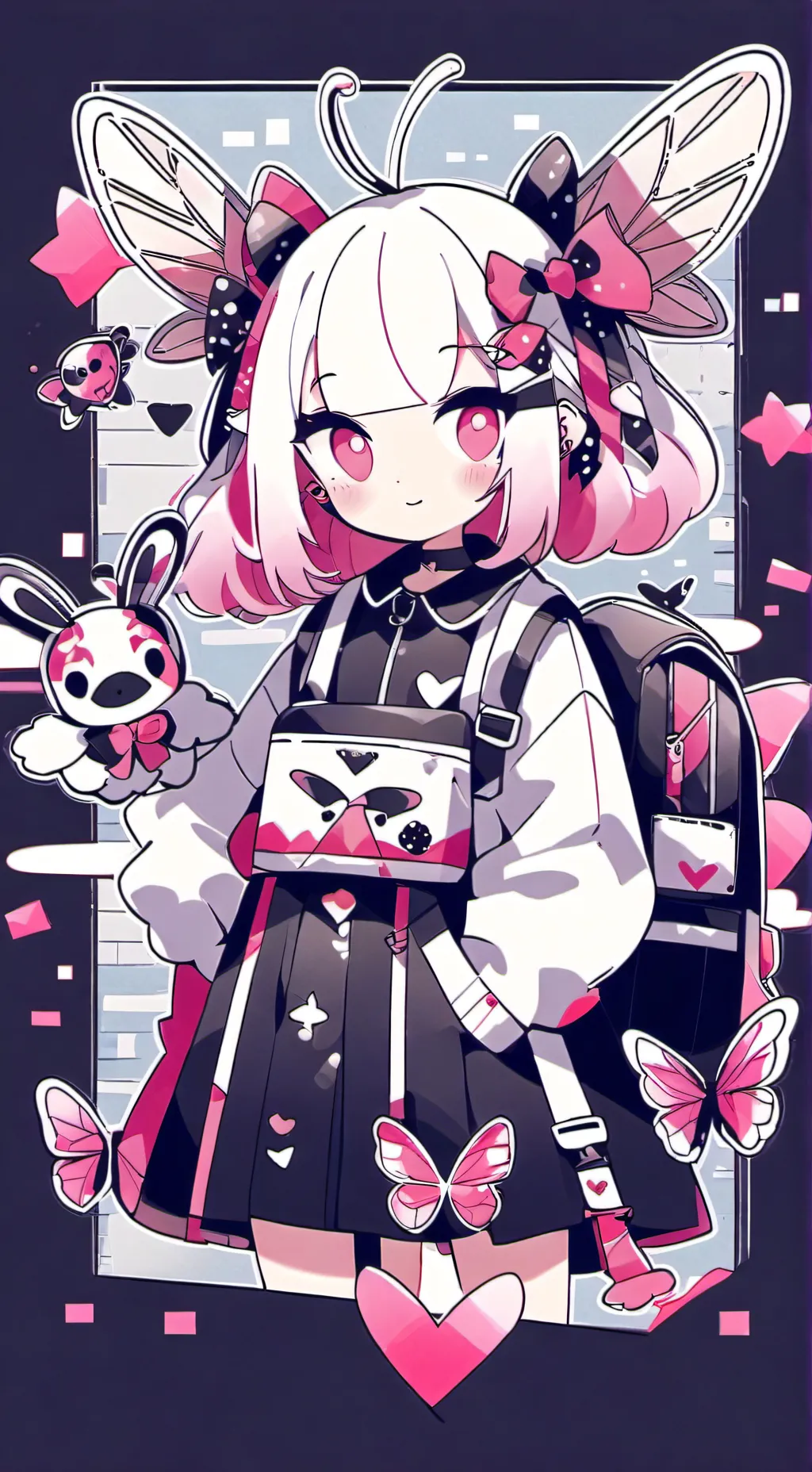 ai character: Shelly(sprunki) background