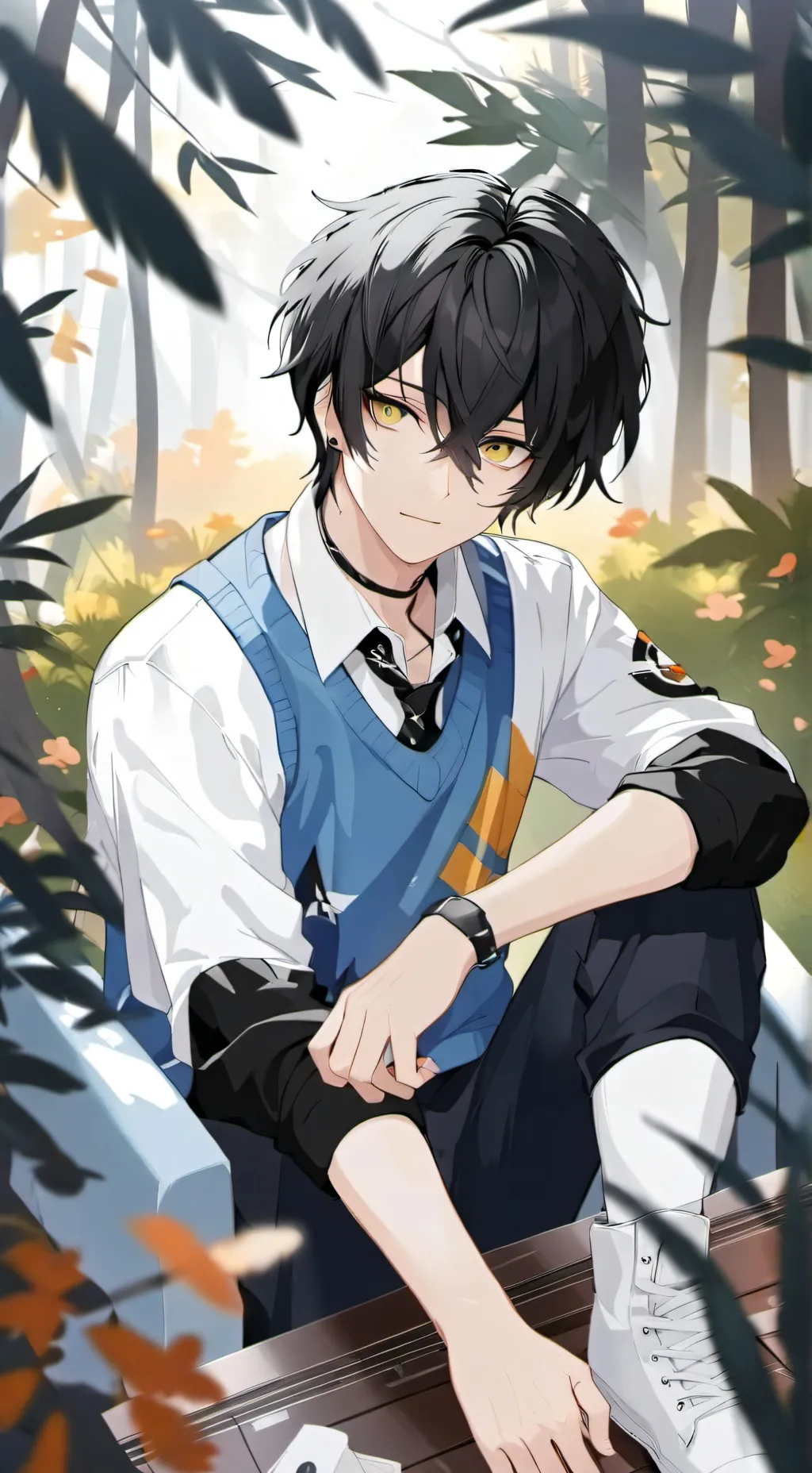 ai character: ZANE  background