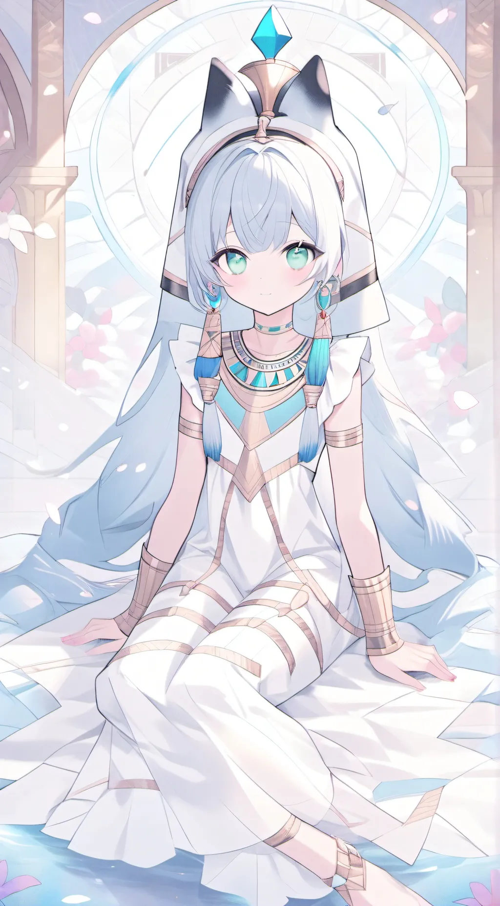 ai character: queen Sophie  background