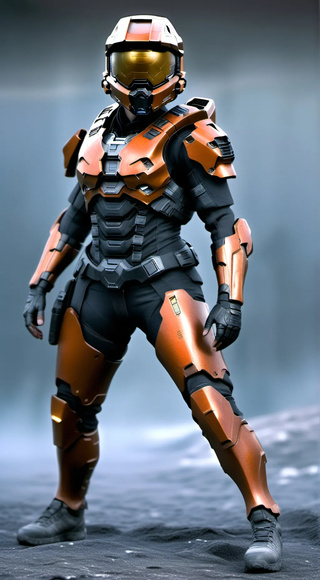 ai character: halo spartan background