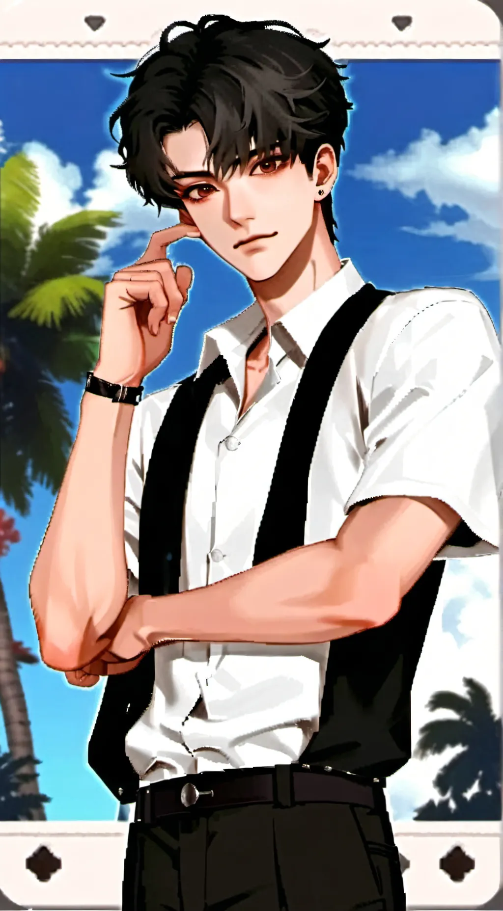 ai character: Kenzeo  background