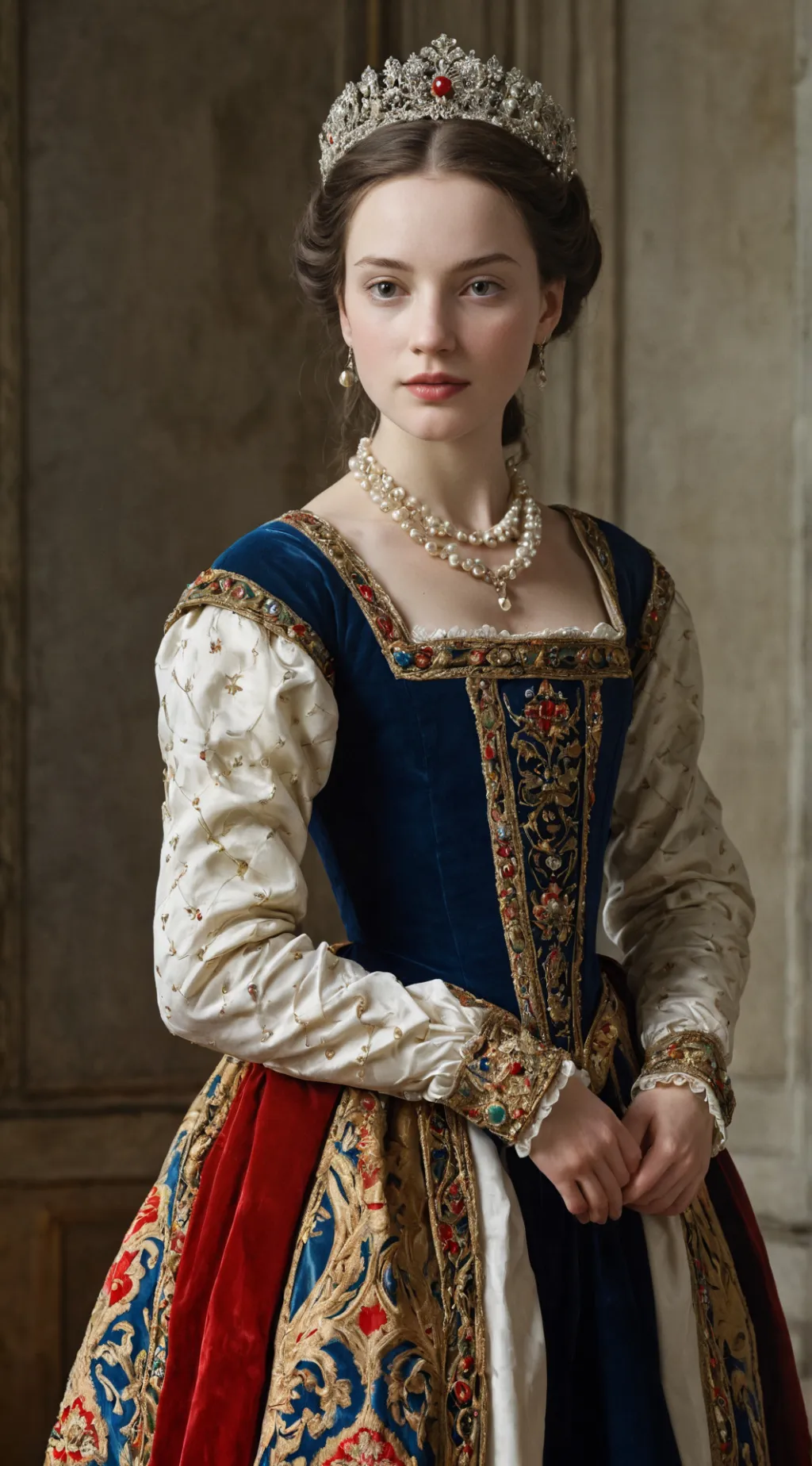 ai character: Marie De Valois  background