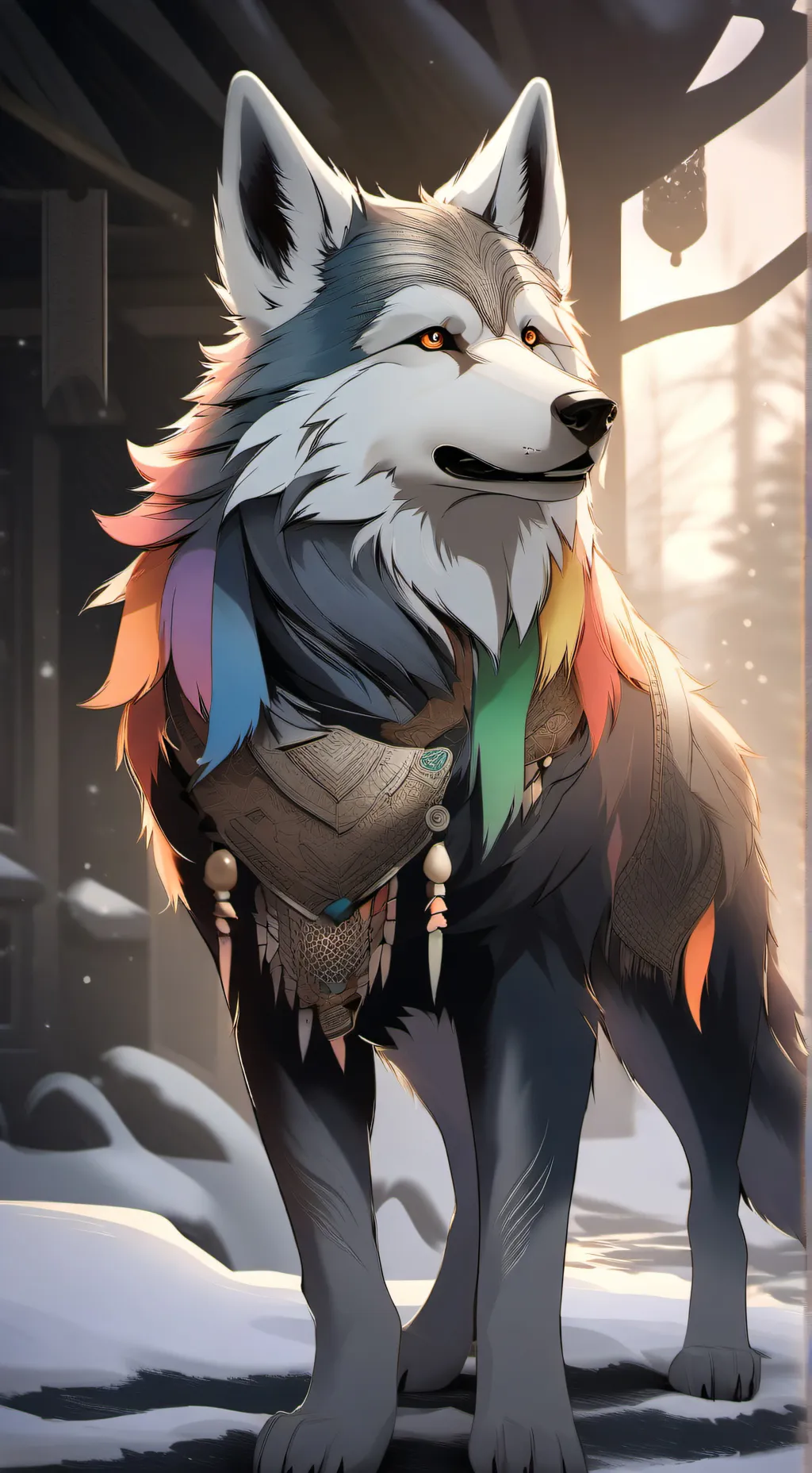 ai character: Queen spirit  background