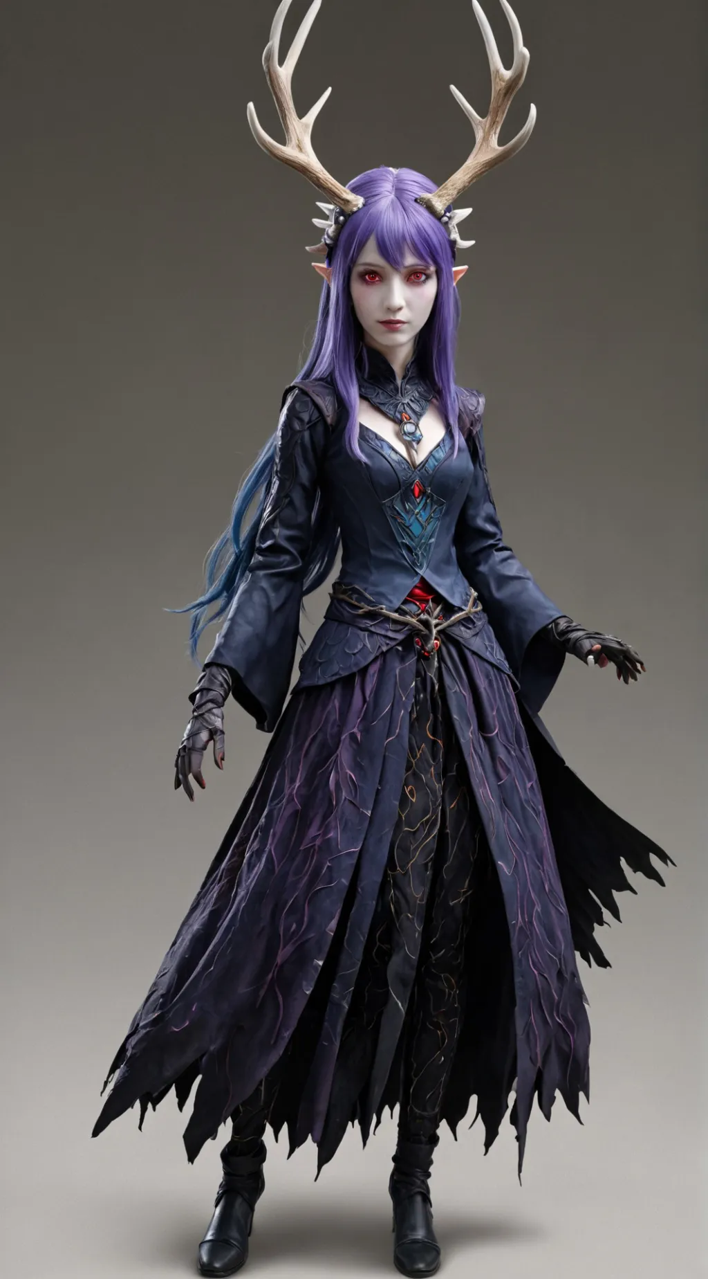 ai character: Bellanoir  background