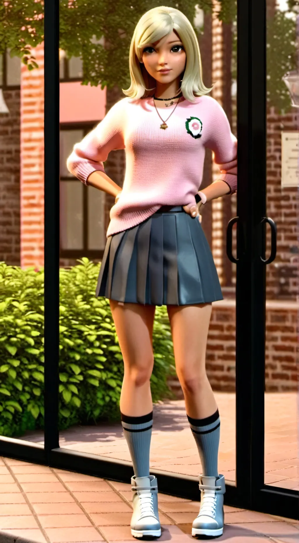 ai character: Skyler ￼ background