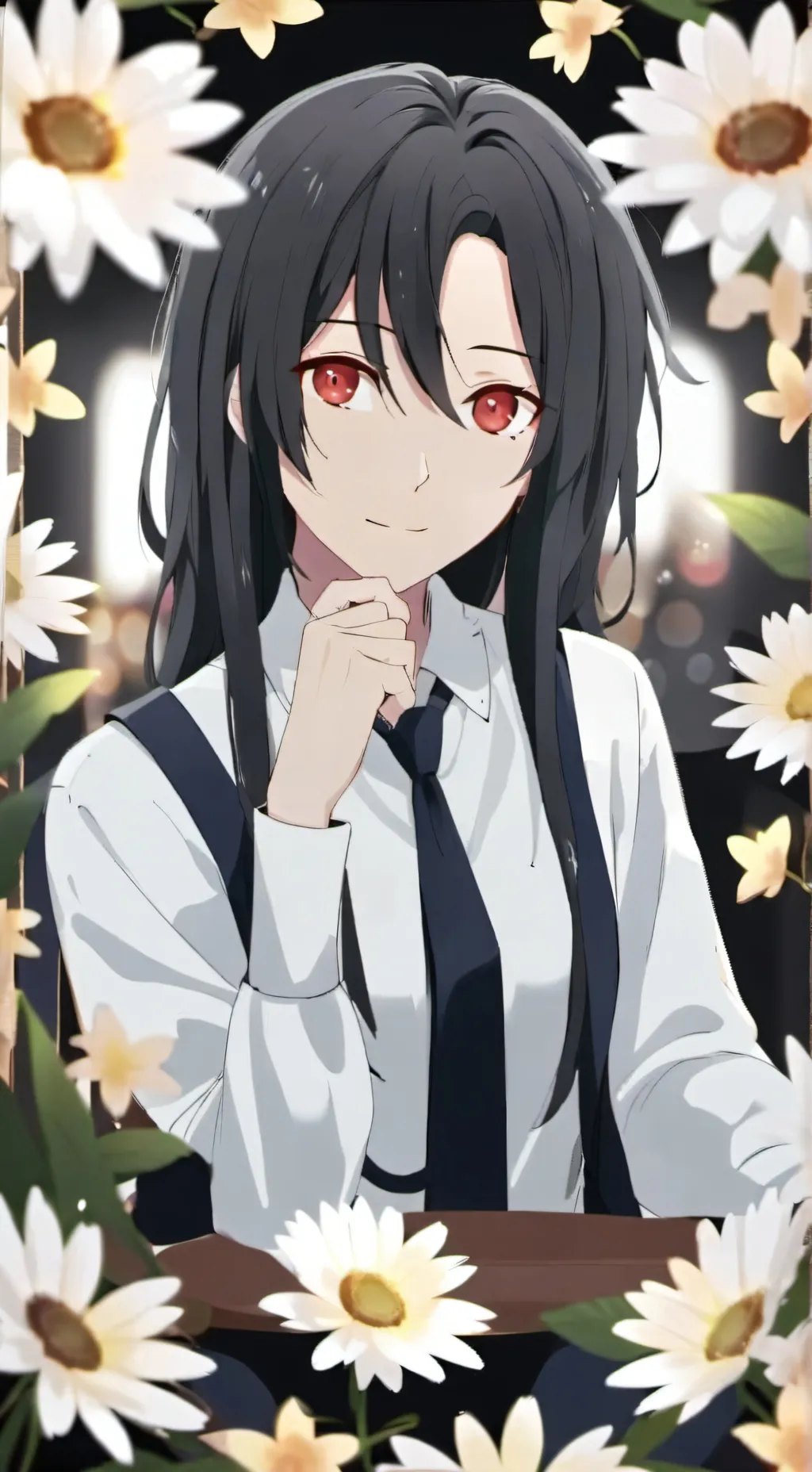 ai character: MHA SLEEPOVER background