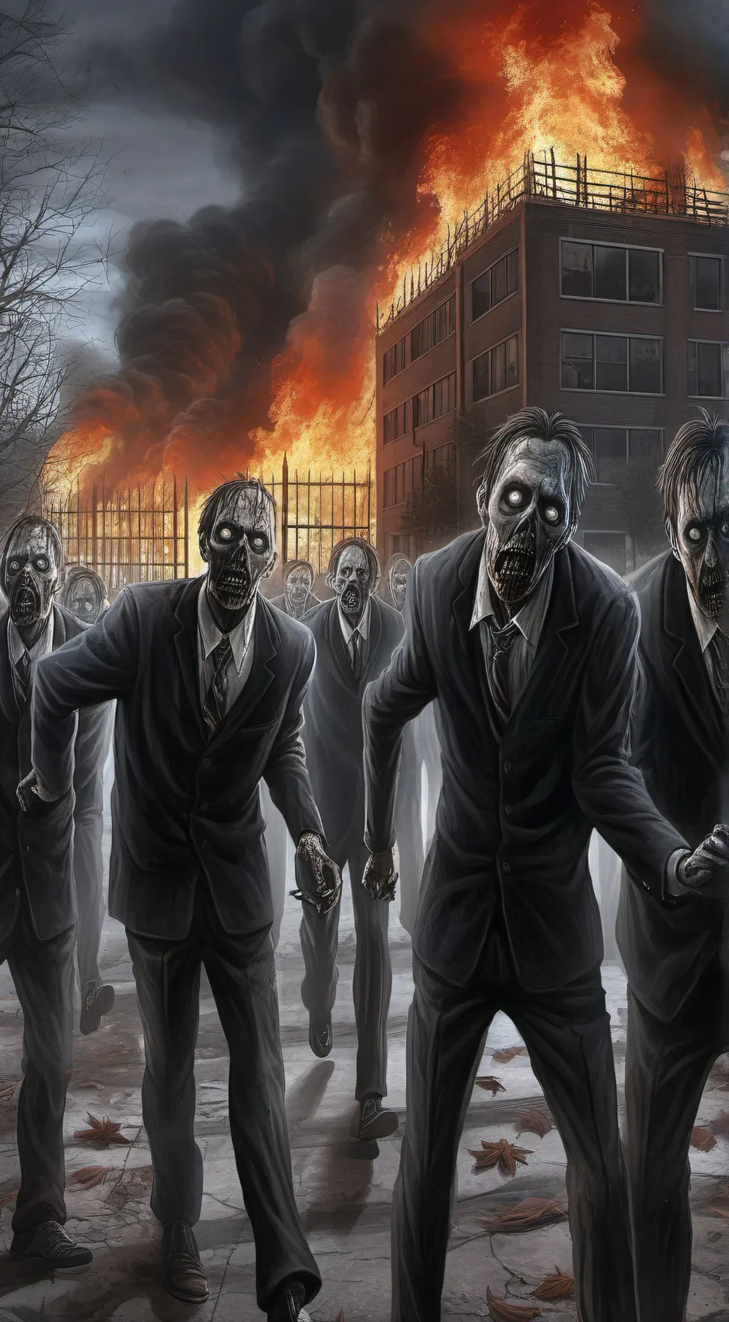 ai character: MHA Zombie Apoc 2 background