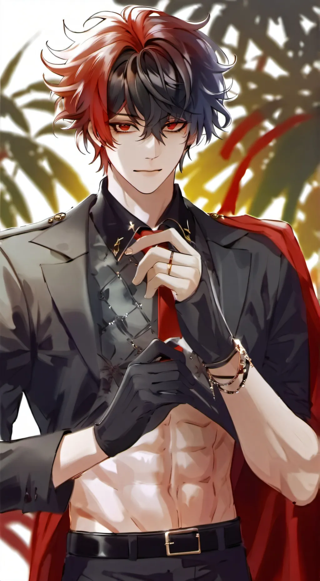 ai character: 🍷hunter🍷 background