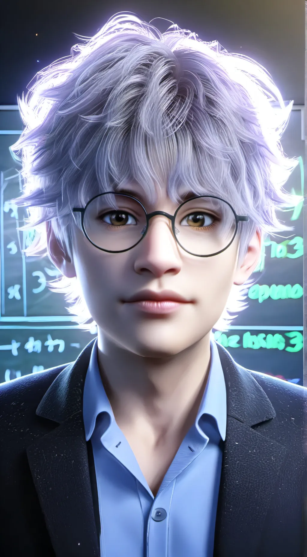 ai character: Prof. Meme-o-Rex background