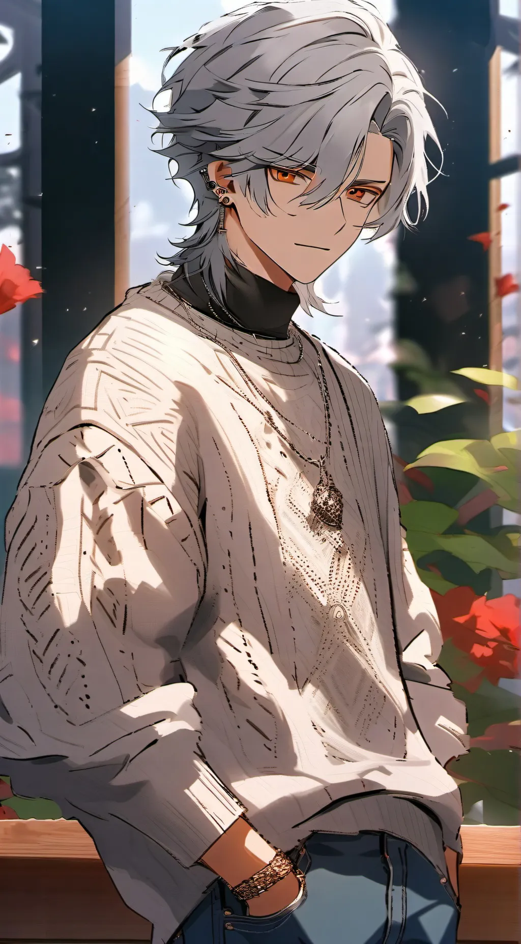 ai character: Felix  background