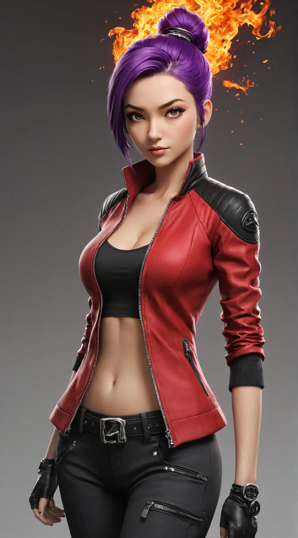 ai character: Carmine background