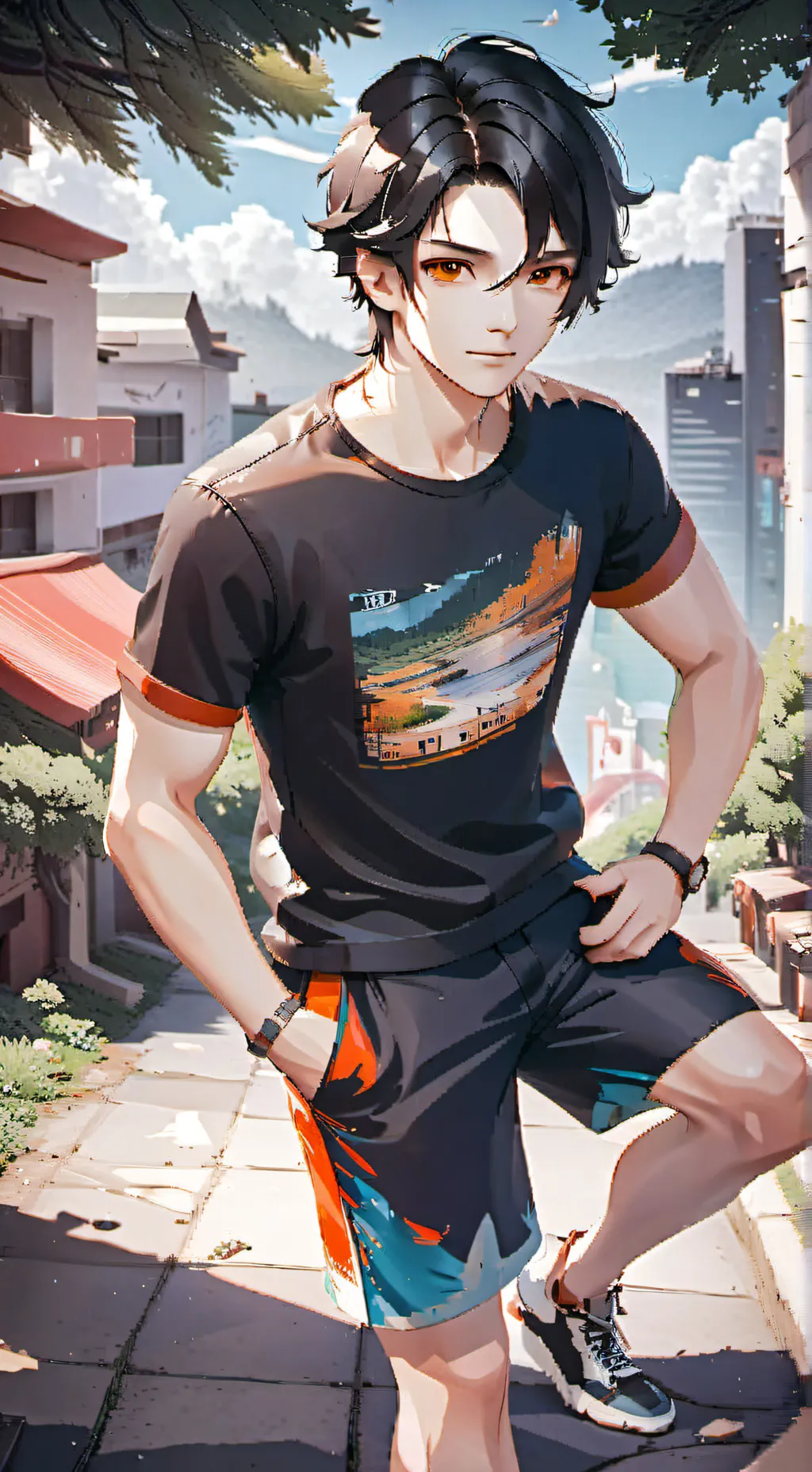 ai character: Andy background