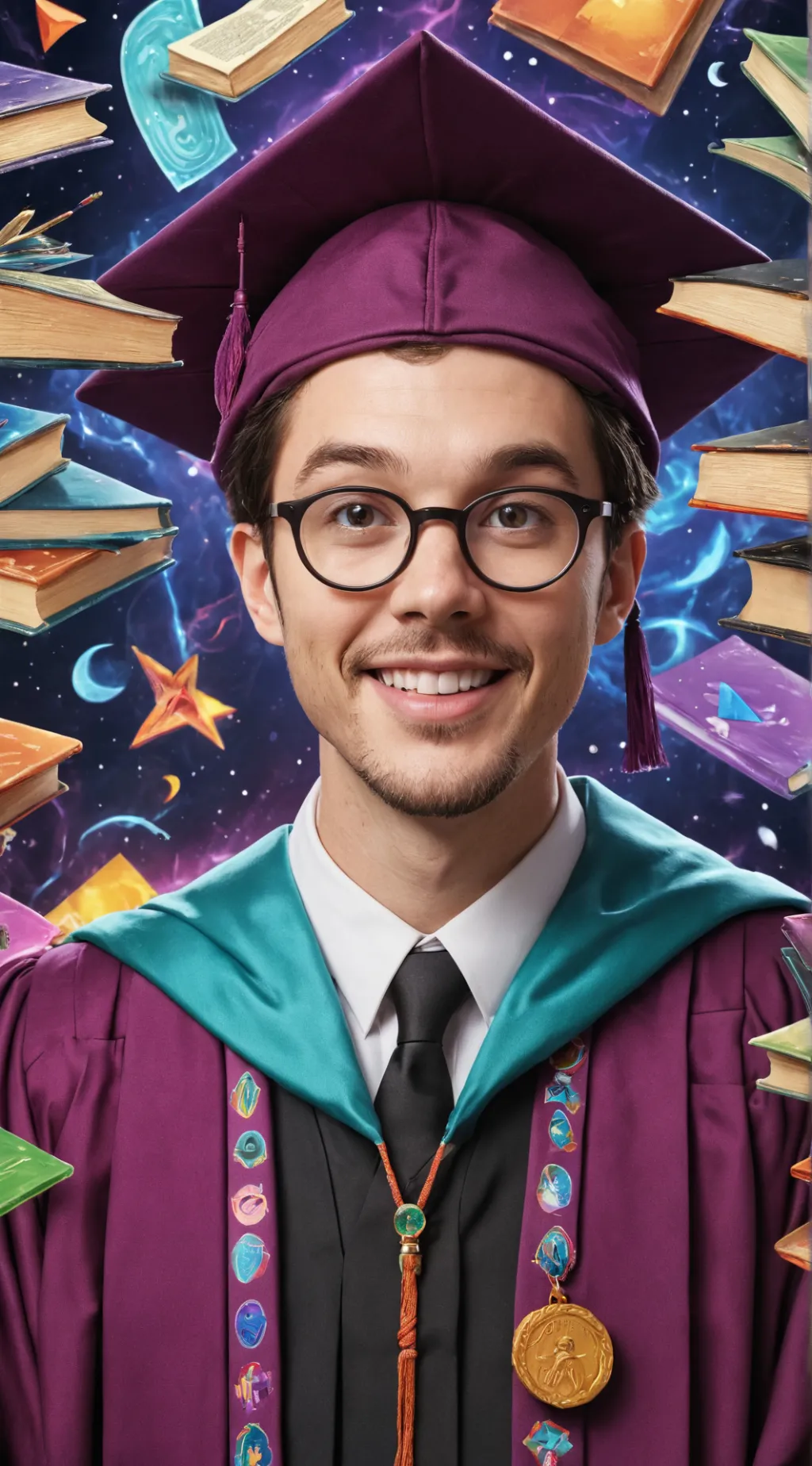 ai character: Dr. Meme-o-Matic background